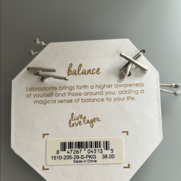 Gorjana Labradorite Bracelet with Gold Accents - Picture 2 of 4